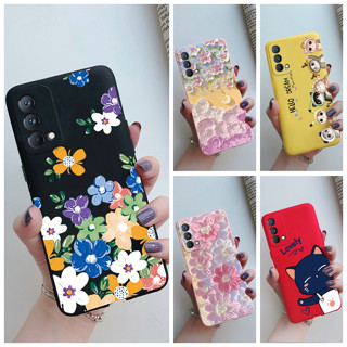 เคสโทรศัพท์มือถือ ซิลิโคนนิ่ม กันกระแทก ลายการ์ตูนดอกไม้น่ารัก สําหรับ Realme GT Master Edition