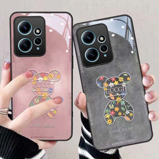 เคส Redmi Note 12 เคส Redmi 12 เคส Redmi Note 12 Pro 5G เคส Redmi Note 12 Pro Plus 5G เคส เคสโทรศัพท์มือถือแบบแก้ว กันกระแทก หรูหรา สําหรับ