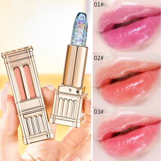 Ph ลิปสติกเปลี่ยนสี ติดทนนาน ลิปกลอส ปราสาทแต่งหน้า ลิปเคส ฟอยล์ใส สีทอง ทินท์ ลิปบาล์ม สําหรับฟัน