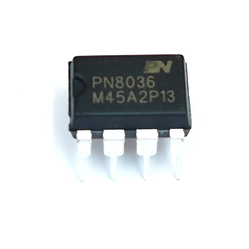 PN8036 8036 ประสิทธิภาพสูงไม่แยกชิปควบคุมการชาร์จ AC DC IC เสียบตรง DIP-7 แพคเกจใหม่ในสต็อก 7 ฟุต