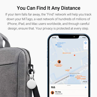 MiTag Bluetooth Tracker,Keys Finder และ Locator สัตว ์ เลี ้ ยงสําหรับ Keys, กระเป ๋ าและอื ่ นๆ ช ่ วงสูงสุด 120 ม . กันน ้ ํา,Phone Finder,iOS ใช ้ งานร ่ วมกับ