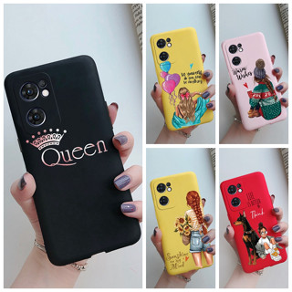 เคสโทรศัพท์มือถือแบบนิ่ม TPU ลายมงกุฎ แฟชั่นหรูหรา สําหรับ OPPO Reno7 5G Find X5 Lite