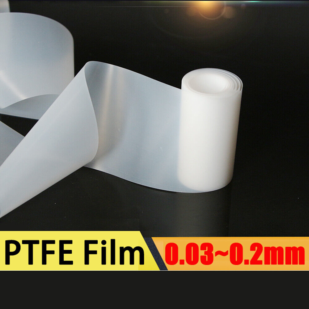 Ptfe ฟิล์มเทฟลอน หนา 0.03~0.2 มม. ไม่ติด ทนน้ํามัน ฉนวนกันความร้อน ปะเก็นฟิล์มเทฟลอน สีขาว