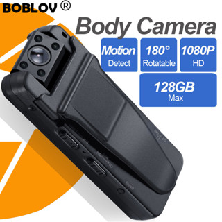 Boblov A21 กล้องแอคชั่น Wifi HD 1080P 128GB เวอร์ชั่นกลางคืน 1800mAH 180 ขนาดเล็ก°กล้องบันทึกวิดีโอ DVR เลนส์หมุนได้ แบบพกพา สําหรับเล่นกีฬา