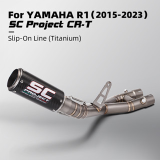 Sc PROJECT ท่อไอเสียไทเทเนียม แบบสวม สําหรับ Yamaha R1 2015-2023