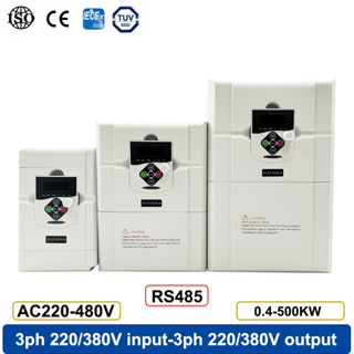 Vfd โมดูลแปลงความถี่ 3PH 380V เอาท์พุต 0.75-15W สําหรับมอเตอร์ควบคุมความเร็ว RS485