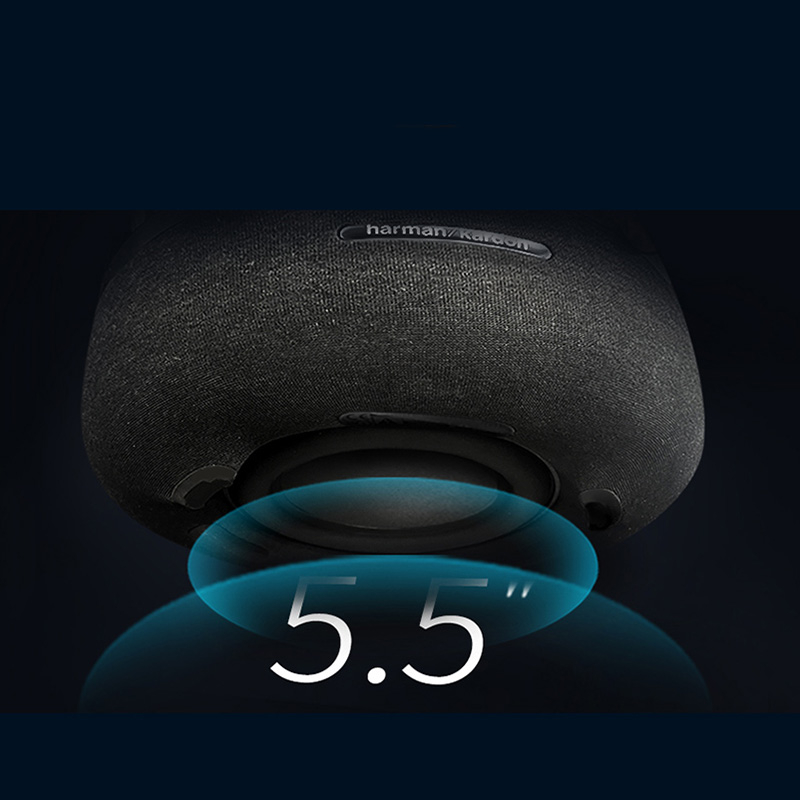 Harman/kardon Aura Studio 4 ลําโพงซับวูฟเฟอร์บลูทูธ Music Glass 4 Generation พลังงานสูง สีดํา
