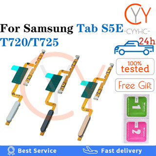 เครื่องสแกนลายนิ้วมือ ปุ่มย้อนกลับ สายเคเบิลอ่อน สําหรับ Samsung Galaxy Tab S5E T725 T720