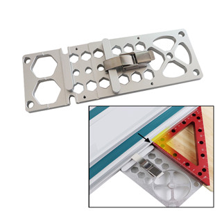 90 Degree Right Angle Guide Rail Clamp Woodworking Angle Stop for Electric Circular Saw Tracksaw Angle Cutting Board Tool