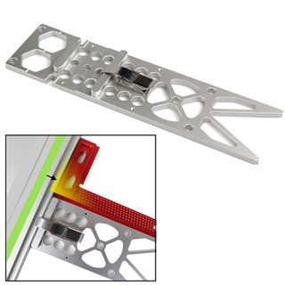 New Track Saw Square Guide Rail Clamp Woodworking 90 Degree Right Angle Guide Plate Aluminum Alloy Carpenter Angle position Tool