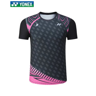 Yonex ใหม่ ชุดกีฬา เสื้อปิงปอง แขนสั้น ระบายอากาศ ดูดซับเหงื่อ แห้งเร็ว เหมาะกับฤดูร้อน สําหรับผู้ชาย และผู้หญิง 2023