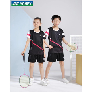 เสื้อกีฬาแบดมินตัน Yonex ระบายอากาศได้ดี แบบแห้งเร็ว แฟชั่นฤดูร้อน 2023