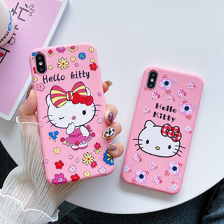 เคสโทรศัพท์มือถือ TPU นิ่ม ลายการ์ตูนคิตตี้ สําหรับ Huawei Enjoy 7P 8P 9P 10P Y7 Y9 10P P Smart Z Honor 9X 7A 7C 8X 8A 9X 9A 20 20I 20S NOVA 3 3i 4 5 Pro 6 SE 7i P40 lite