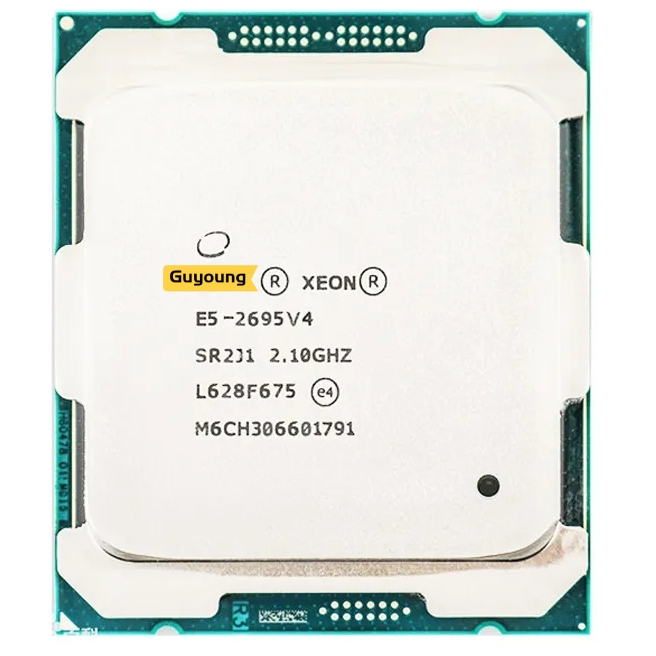 โปรเซสเซอร์ YZX Xeon E5 2695 V4 E5 2695V4 E5-2695V4 E5-2695 V4 2.1GHz 45M 18-Core 120W 14nm LGA 2011