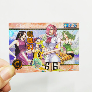 การ์ดตัวละครอนิเมะ One Piece Rank:C มุมขวา แบบหนา สําหรับเก็บสะสม