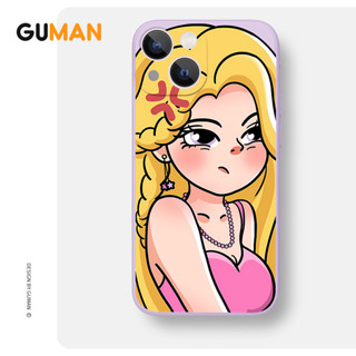 Guman เคสไอโฟน เคสซิลิโคนนุ่มกันกระแทกการ์ตูนน่ารักตลก เคสโทรศัพท์ Compatible for iPhone 14 13 12 11 Pro Max SE 2020 X XR XS 8 7 6 6S Plus พลัส XYB2108