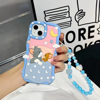 เคสโทรศัพท์มือถือ ซิลิโคนนิ่ม ลายการ์ตูนแมว และหนู รวมทุกอย่าง สําหรับ iPhone14 13 12 11 Pro MAX