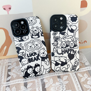 เคสโทรศัพท์มือถือ กันกระแทก ลายหมีนําโชคน่ารัก สําหรับ Samsung A32 4G A32 LITE A01 4G A03S A11 A12 A21SA50 A50S 30S A51