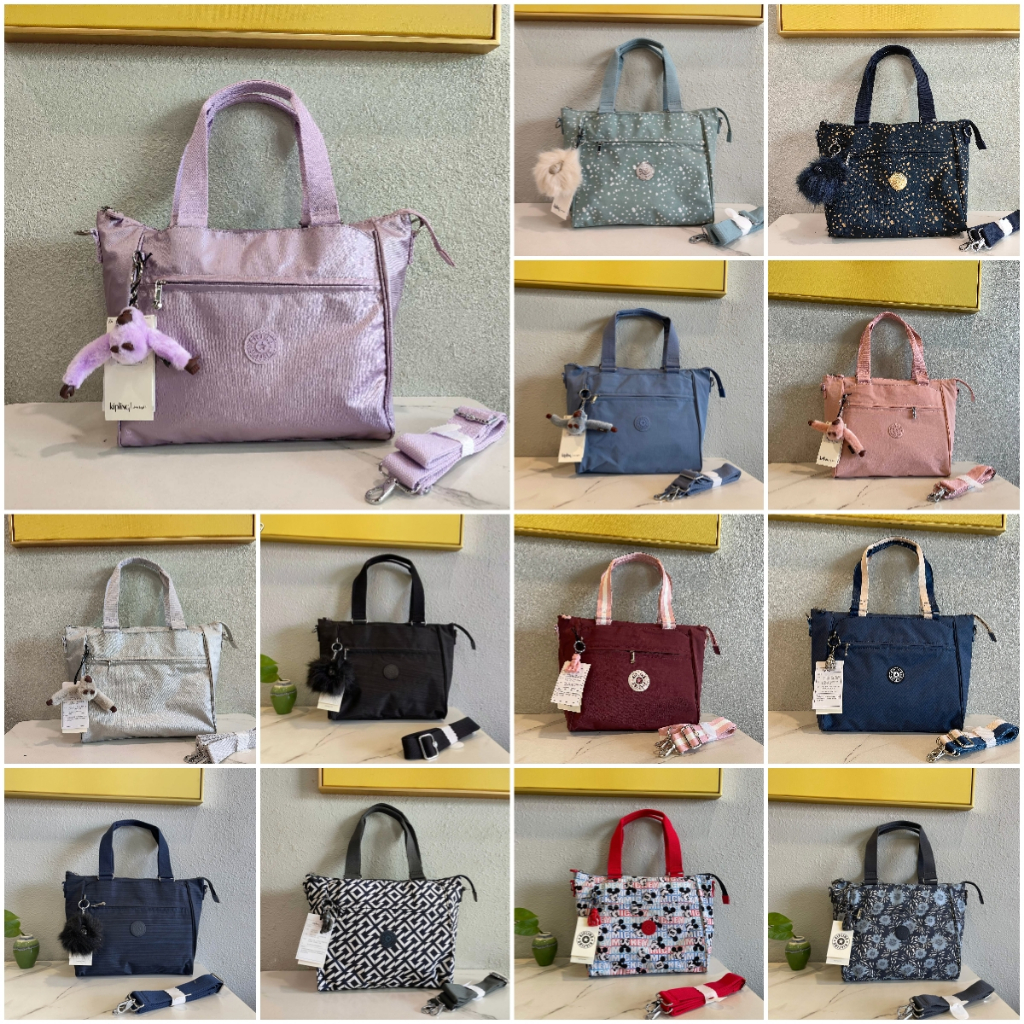 Kibling k13152 กระเป๋าถือ กระเป๋าสะพายไหล่ ถอดออกได้ ขนาดกลาง 14 สี สําหรับเก็บสะสม