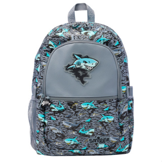 Smiggle Shark Wild Side กระเป๋าเป้สะพายหลัง สไตล์คลาสสิก สําหรับกระเป๋านักเรียนประถม