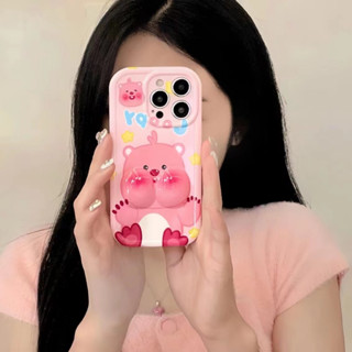 เคสโทรศัพท์มือถือ ลายการ์ตูนลูปปี้น่ารัก สําหรับ iPhone 11 12 12pro 12promax 13 13pro 13promax 14 14pro max