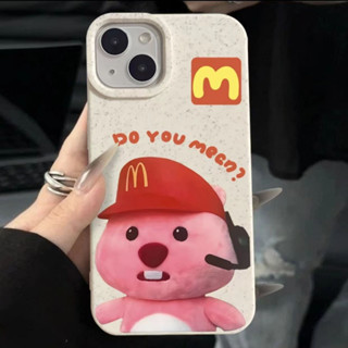 เคสโทรศัพท์มือถือ แบบนิ่ม กันกระแทก ลาย Mcdonalds Ruby สําหรับ iphone11 12 13 14 promax x xs xr i7 i8