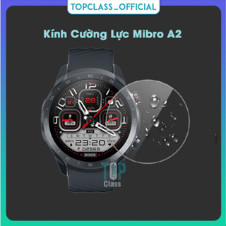 กระจกนิรภัยกันรอยหน้าจอ สําหรับ Mibro A2 Smart Watch 2 ชิ้น