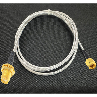 อะแดปเตอร์เชื่อมต่อสายเคเบิล RG316 SMA ตัวผู้ เป็น SMA ตัวเมีย RF Coaxial 10 15 20 30 50 ซม. 1 2 3 5 10 15 ม. สีขาว