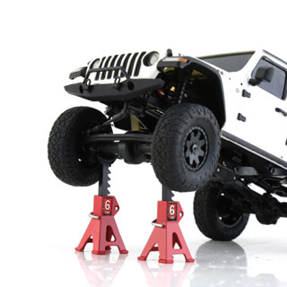 ขาตั้งแจ็คโลหะ ปรับความสูงได้ สําหรับรถบังคับ 1/18 1/24 TRX4M SCX24 AX24 FMS24 1 ชิ้น