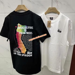 Stussy เสื้อยืดคู่รัก ขนาดใหญ่ สําหรับทุกเพศ