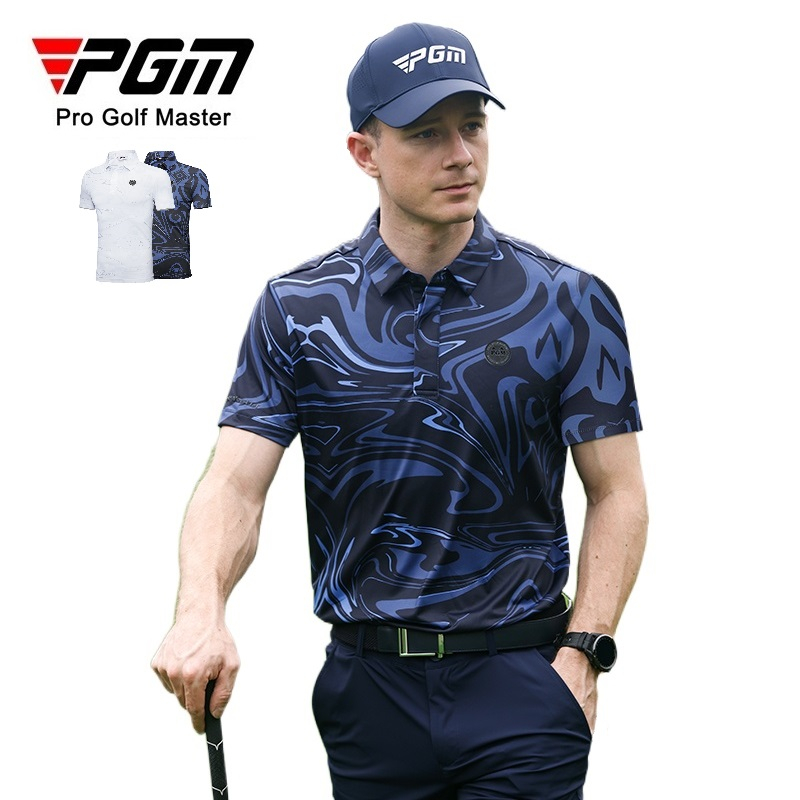 Pgm Golf Apparel เสื ้ อยืดแขนสั ้ นผู ้ ชายด ้ านบนระบายอากาศแห ้ งเร ็ วผ ้ ากีฬาต ้ านเชื ้ อแบคทีเรีย