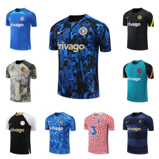 เสื้อกีฬาแขนสั้น ลายทีมชาติฟุตบอล Chelsea 24-48 ชั่วโมง 22 23 24 ชุดเหย้า