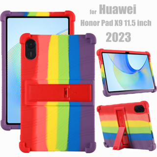 Huawei Honor Pad X9 11.5 inch 2023 Cover Tablet Shockproof Case Soft Silicone Adjustable Stand Shell