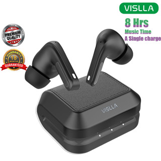 หูฟังบลูทูธไร้สาย พร้อมไมโครโฟน VISLLA U1 บลูทูธ 5.3 HiFi กันเหงื่อ