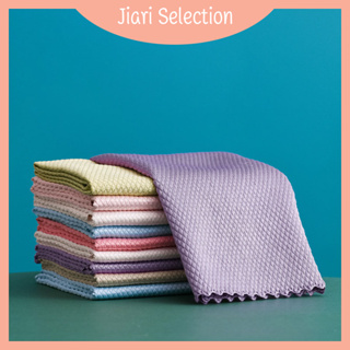 Jiari Selection  [✨สินค้าใหม่✨] เวลา จำกัด ราคาต่ำ【ขนาด 25x25 ซม.】ผ้าเช็ดกระจก แก้วต่างๆ   ผ้าเช็ดกระจก ผ้าเช็ดจาน ผ้าขนหนูผืนเล็ก ผ้าอเนกประสงค์ （จัดส่งในสีสุ่ม）