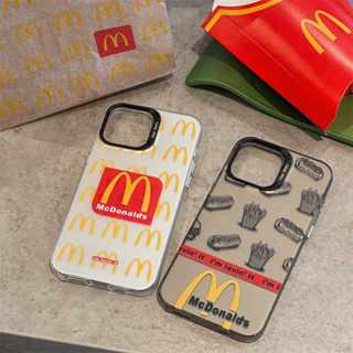 Tide brand New McDonalds plating phone case for iphone 14 14pro 14promax 13 13pro 13promax Cool cartoon style doodles Official new design for 2023 12 12pro 12promax 11 High quality fall proof material For men girl