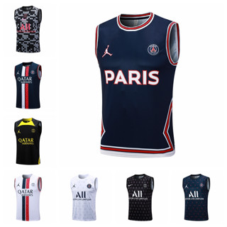 เสื้อกีฬาแขนกุด ลายทีมชาติฟุตบอล Paris Saint-Germain ปี 2023-24