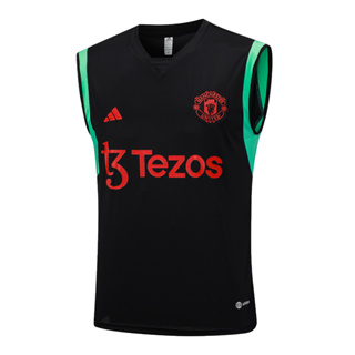 เสื้อกีฬาแขนกุด ลายทีมชาติฟุตบอล Manchester United 2023-24 ชุดเหย้า