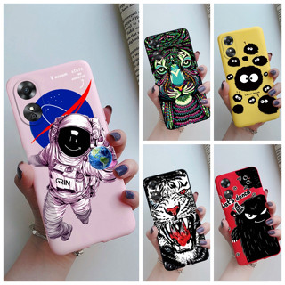 เคสโทรศัพท์มือถือ ซิลิโคนนิ่ม ลายการ์ตูน แฟชั่น สําหรับ OPPO A17 A17K A17 A17K