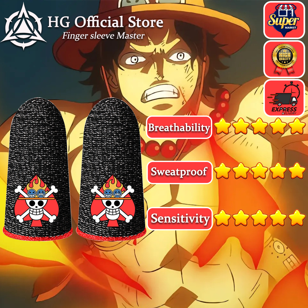 【One Piece】hg ถุงมือเล่นเกม PUBG 21 นิ้ว แบบบางพิเศษ ทนทาน สําหรับมืออาชีพ