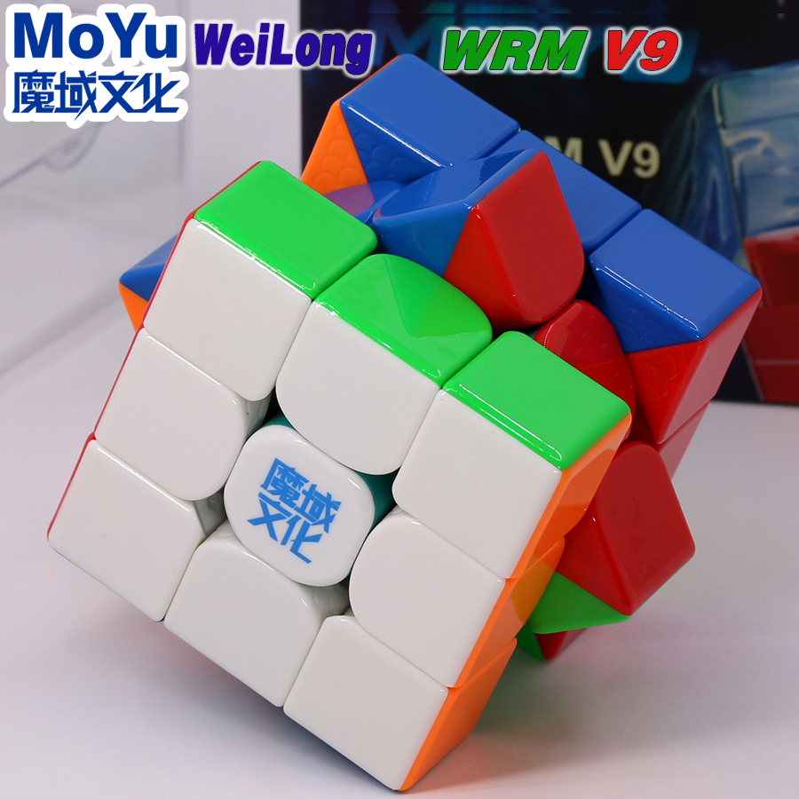 Moyu Cube Weilong WRM V9 Ball-Core UV 3X3 ของเล่นคลายเครียด แบบแม่เหล็ก WR M V9 Maglev Cubo Magico P