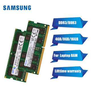 หน่วยความจําโน้ตบุ๊ก Samsung 4GB 8GB 16GB DDR3 DDR4 SODIM 1066 1333 1600 1866 2133 2400 2666 3200