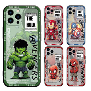 เคส iphone Se 2020 6 6S 11 Pro Max 6 Plus 11 Pro 7 8 Plus X Xs Xr Xsmax โทรศัพท์ TPU แบบนิ่ม ลาย the hulk spider man สําหรับ