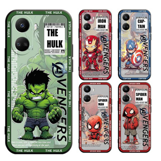 เคส huawei Nova Y61 Y70 10 9 SE 7 7i 5T 3i Pro โทรศัพท์มือถือแบบนิ่ม ผิวด้าน ลาย the hulk spider man สําหรับ