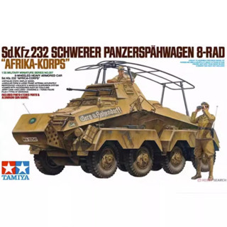 Tamiya 35297 Sd.Kfz.232 รถสอดแนมเกราะหนัก 8 ล้อ "Africa Corps" 1/35