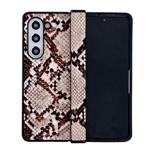 เคสโทรศัพท์มือถือหนัง PU กันรอยนิ้วมือ ป้องกันรอยขีดข่วน สําหรับ Samsung Galaxy Z Fold 5 5G Z Fold4 Fold3 Fold5