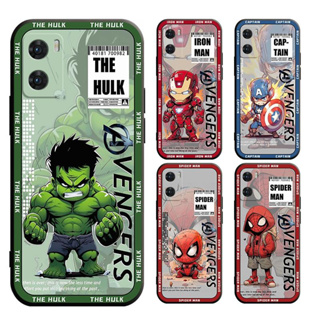 เคส OPPO A17 A77s A77 A15 A15S A57 A76 A96 A16K A16e A95 A16 2021 A74 A53 A33 2020 นิ่ม ลาย the hulk spider man สําหรับ