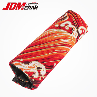 Jdm ปลอกสวมหุ้มแฮนด์บาร์ พวงมาลัย เบรกมือ แบบหนา สไตล์ญี่ปุ่น อุปกรณ์เสริม สําหรับตกแต่งภายในรถยนต์