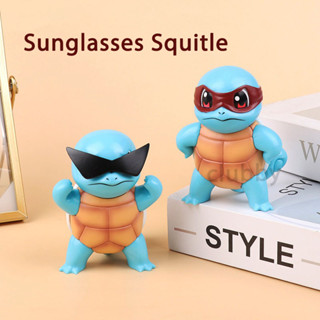 squirtle โมเดลฟิกเกอร์ โปเกมอน Pvc ตุ๊กตาอนิเมะ ของขวัญวันเกิดของเล่นเด็ก