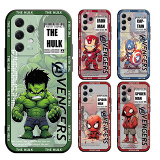 เคส samsung A13 A23 A33 A53 A73 A03 A04 A04S A52s A52 A72 A12 M12 5G นิ่ม ลาย the hulk spider man สําหรับ